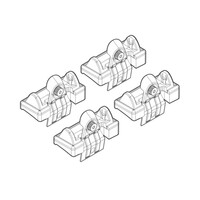 N21034 . BMW X5 05/00-02/07 KIT ΑΚΡΑ (ΠΟΔΙΑ) ΓΙΑ ΜΠΑΡΕΣ NORDRIVE