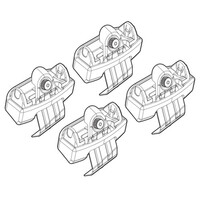 N21138 . AUDI A3 3/5D 09/12+ KIT ΑΚΡΑ (ΠΟΔΙΑ) ΓΙΑ ΜΠΑΡΕΣ NORDRIVE
