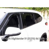 ΑΝΕΜ.SET29668 . TOYOTA HIGHLANDER (XU70) 5D 2019+  ΣΕΤ ΑΝΕΜΟΘΡΑΥΣΤΕΣ ΑΥΤΟΚΙΝΗΤΟΥ ΑΠΟ ΕΥΚΑΜΠΤΟ ΦΙΜΕ ΠΛΑΣΤΙΚΟ HEKO - 4 ΤΕΜ.