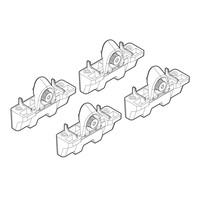 N21015 . HONDA CR-V 04/02-12/06 KIT ΑΚΡΑ (ΠΟΔΙΑ) ΓΙΑ ΜΠΑΡΕΣ NORDRIVE