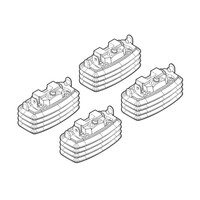 N21044 . FORD FOCUS 3D/5D 02/05-02/11 KIT ΑΚΡΑ (ΠΟΔΙΑ) ΓΙΑ ΜΠΑΡΕΣ NORDRIVE