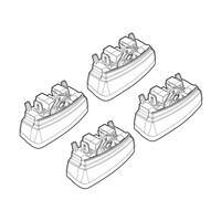 N21108 . PEUGEOT 308 09/07+ KIT ΑΚΡΑ (ΠΟΔΙΑ) ΓΙΑ ΜΠΑΡΕΣ NORDRIVE