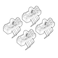 N21113 . BMW X1 09/09+ KIT ΑΚΡΑ (ΠΟΔΙΑ) ΓΙΑ ΜΠΑΡΕΣ NORDRIVE