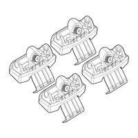 N21131 . NISSAN JUKE 10/10+ KIT ΑΚΡΑ (ΠΟΔΙΑ) ΓΙΑ ΜΠΑΡΕΣ NORDRIVE