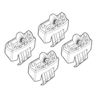 N21168 . KIA RIO 5D 9/11+ KIT ΑΚΡΑ (ΠΟΔΙΑ) ΓΙΑ ΜΠΑΡΕΣ NORDRIVE