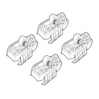 N21173 . MAZDA 2 5D 03/15+ KIT ΑΚΡΑ (ΠΟΔΙΑ) ΓΙΑ ΜΠΑΡΕΣ NORDRIVE