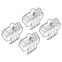 N21197 . FORD EDGE 07/16+ KIT ΑΚΡΑ (ΠΟΔΙΑ) ΓΙΑ ΜΠΑΡΕΣ NORDRIVE