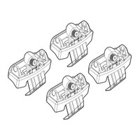 N21207 . MAZDA CX-5 06/17+ KIT ΑΚΡΑ (ΠΟΔΙΑ) ΓΙΑ ΜΠΑΡΕΣ NORDRIVE