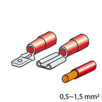 4505.1-LM . ΦΙΣΑΚΙΑ 6.3 x 0.8mm (40τμχ.)