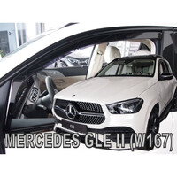 ΑΝΕΜ.23623 . MERCEDES GLE W167 5D 2019+ ΖΕΥΓΑΡΙ ΑΝΕΜΟΘΡΑΥΣΤΕΣ ΑΠΟ ΕΥΚΑΜΠΤΟ ΦΙΜΕ ΠΛΑΣΤΙΚΟ HEKO - 2 ΤΕΜ.
