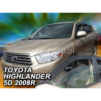 ΑΝΕΜ.29619 . TOYOTA HIGHLANDER 5D 2007-2013 - ΖΕΥΓΑΡΙ ΑΝΕΜΟΘΡΑΥΣΤΕΣ ΑΥΤΟΚΙΝΗΤΟΥ ΑΠΟ ΕΥΚΑΜΠΤΟ ΦΙΜΕ ΠΛΑΣΤΙΚΟ HEKO - 2 ΤΕΜ.