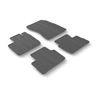 L2464.2 . NISSAN QASHQAI 04/2021+ ΜΑΡΚΕ ΠΑΤΑΚΙΑ SUMISURA ΛΑΣΤΙΧΟ ΣΕ ΜΑΥΡΟ ΧΡΩΜΑ ME ΚΟΥΜΠΩΜΑΤΑ LAMPA - 4 ΤΕΜ.