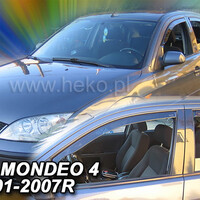 ΑΝΕΜ.15248 . FORD MONDEO MK3 4D 2001-2007 ΖΕΥΓΑΡΙ ΑΝΕΜΟΘΡΑΥΣΤΕΣ ΑΠΟ ΕΥΚΑΜΠΤΟ ΦΙΜΕ ΠΛΑΣΤΙΚΟ HEKO - 2 ΤΕΜ.