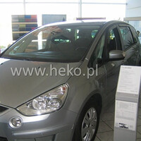 ΑΝΕΜ.15260 . FORD S-MAX 5D 2006-2010 ΖΕΥΓΑΡΙ ΑΝΕΜΟΘΡΑΥΣΤΕΣ ΑΠΟ ΕΥΚΑΜΠΤΟ ΦΙΜΕ ΠΛΑΣΤΙΚΟ HEKO - 2 ΤΕΜ.