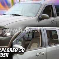 ΑΝΕΜ.15273 . FORD EXPLORER 3 5D 2002-2005 ΖΕΥΓΑΡΙ ΑΝΕΜΟΘΡΑΥΣΤΕΣ ΑΠΟ ΕΥΚΑΜΠΤΟ ΦΙΜΕ ΠΛΑΣΤΙΚΟ HEKO - 2 ΤΕΜ.