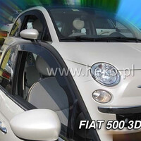 ΑΝΕΜ.15156 . FIAT 500 3D 2007-2020 ΖΕΥΓΑΡΙ ΑΝΕΜΟΘΡΑΥΣΤΕΣ ΑΠΟ ΕΥΚΑΜΠΤΟ ΦΙΜΕ ΠΛΑΣΤΙΚΟ HEKO - 2 ΤΕΜ.