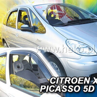 ΑΝΕΜ.12222 . CITROEN XSARA PICASSO 5D 1999-2012 ΖΕΥΓΑΡΙ ΑΝΕΜΟΘΡΑΥΣΤΕΣ ΑΠΟ ΕΥΚΑΜΠΤΟ ΦΙΜΕ ΠΛΑΣΤΙΚΟ HEKO - 2 ΤΕΜ.