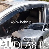 ΑΝΕΜ.10231 . AUDI A8 / D3 4D 2003-2010 ΖΕΥΓΑΡΙ ΑΝΕΜΟΘΡΑΥΣΤΕΣ ΑΠΟ ΕΥΚΑΜΠΤΟ ΦΙΜΕ ΠΛΑΣΤΙΚΟ HEKO - 2 ΤΕΜ.