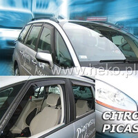 ΑΝΕΜ.12234 . CITROEN C4 PICASSO MK1 5D 2006-2013 ΖΕΥΓΑΡΙ ΑΝΕΜΟΘΡΑΥΣΤΕΣ ΑΠΟ ΕΥΚΑΜΠΤΟ ΦΙΜΕ ΠΛΑΣΤΙΚΟ HEKO - 2 ΤΕΜ.