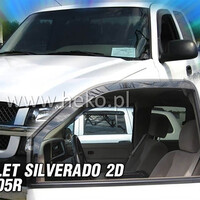 ΑΝΕΜ.10525 . CHEVROLET SILVERADO 2D/4D 2000-2005 ΖΕΥΓΑΡΙ ΑΝΕΜΟΘΡΑΥΣΤΕΣ ΑΠΟ ΕΥΚΑΜΠΤΟ ΦΙΜΕ ΠΛΑΣΤΙΚΟ HEKO - 2 ΤΕΜ.