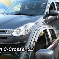 ΑΝΕΜ.12238 . CITROEN C-CROSSER  5D 2007-2012 / PEUGEOT 4007 5D 2008-2012 ΖΕΥΓΑΡΙ ΑΝΕΜΟΘΡΑΥΣΤΕΣ ΑΠΟ ΕΥΚΑΜΠΤΟ ΦΙΜΕ ΠΛΑΣΤΙΚΟ HEKO - 2 ΤΕΜ.