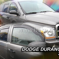 ΑΝΕΜ.13406 . DODGE DURANGO 5D 2004-2010 ΖΕΥΓΑΡΙ ΑΝΕΜΟΘΡΑΥΣΤΕΣ ΑΠΟ ΕΥΚΑΜΠΤΟ ΦΙΜΕ ΠΛΑΣΤΙΚΟ HEKO - 2 ΤΕΜ.
