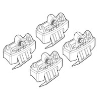 N21150 . PEUGEOT 308 5D/SW 10/13+ KIT ΑΚΡΑ (ΠΟΔΙΑ) ΓΙΑ ΜΠΑΡΕΣ NORDRIVE