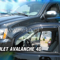 ΑΝΕΜ.10524 . CHEVROLET AVALANCE 4D 2007-2013 ΖΕΥΓΑΡΙ ΑΝΕΜΟΘΡΑΥΣΤΕΣ ΑΠΟ ΕΥΚΑΜΠΤΟ ΦΙΜΕ ΠΛΑΣΤΙΚΟ HEKO - 2 ΤΕΜ.