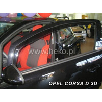 ΑΝΕΜ.25364 . OPEL CORSA D / E 3D 09/2006-2019 ΖΕΥΓΑΡΙ ΑΝΕΜΟΘΡΑΥΣΤΕΣ ΑΠΟ ΕΥΚΑΜΠΤΟ ΦΙΜΕ ΠΛΑΣΤΙΚΟ HEKO - 2 ΤΕΜ.