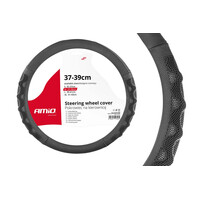 02563/AM . ΚΑΛΥΜΜΑ ΤΙΜΟΝΙΟΥ 37/39CM SWC-26 ΜΑΥΡΟ/ΓΚΡΙ