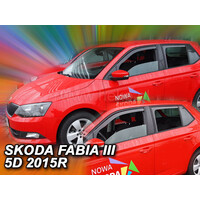 ΑΝΕΜ.SET28344 . SKODA FABIA III 5D 2014+  HTB ΜΑΚΡΥ ΣΕΤ ΑΝΕΜΟΘΡΑΥΣΤΕΣ ΑΥΤΟΚΙΝΗΤΟΥ ΑΠΟ ΕΥΚΑΜΠΤΟ ΦΙΜΕ ΠΛΑΣΤΙΚΟ HEKO - 4 ΤΕΜ.