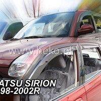 ΑΝΕΜ.13209 . DAIHATSU SIRION 5D 1998-2005 ΖΕΥΓΑΡΙ ΑΝΕΜΟΘΡΑΥΣΤΕΣ ΑΠΟ ΕΥΚΑΜΠΤΟ ΦΙΜΕ ΠΛΑΣΤΙΚΟ HEKO - 2 ΤΕΜ.