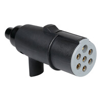 L9715.2 . ΠΡΙΖΑ ΚΟΤΣΑΔΟΡΟΥ ΠΛΑΣΤΙΚΗ ΑΣΗΜΙ 24S 24V 7PIN ISO 3731 ΘΗΛΥΚΗ