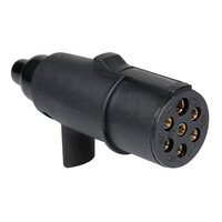 L9715.3 . ΠΡΙΖΑ ΚΟΤΣΑΔΟΡΟΥ ΠΛΑΣΤΙΚΗ ΜΑΥΡΗ 24N 24V 7PIN ISO 1185 ΘΗΛΥΚΗ