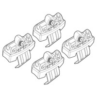 N21192 . HONDA HR-V 09/15+ KIT ΑΚΡΑ (ΠΟΔΙΑ) ΓΙΑ ΜΠΑΡΕΣ NORDRIVE