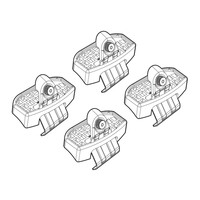 N21209 . NISSAN MICRA K14 2017+ KIT ΑΚΡΑ (ΠΟΔΙΑ) ΓΙΑ ΜΠΑΡΕΣ NORDRIVE
