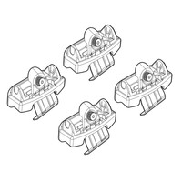 N21210 . FORD KA 2016+ KIT ΑΚΡΑ (ΠΟΔΙΑ) ΓΙΑ ΜΠΑΡΕΣ NORDRIVE