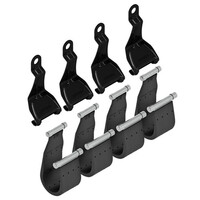 N21402 . FIT-KIT ΑΚΡΑ (ΠΟΔΙΑ) ΓΙΑ ΜΠΑΡΕΣ SNAP ALU F-2 14cm ΜΟΝΟ ΓΙΑ CITROEN CACTUS NORDRIVE - 4 TEM