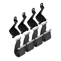 N21403 . FIT-KIT ΑΚΡΑ (ΠΟΔΙΑ) ΓΙΑ ΜΠΑΡΕΣ SNAP ALU F-2 14cm ΜΟΝΟ ΓΙΑ DACIA DUSTER (RAILINGS) NORDRIVE - 4 TEM