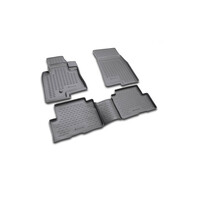 NLC.35.05.210/NV . MITSUBISHI PAJERO III 5D 1999-2006 ΜΑΡΚΕ ΠΑΤΑΚΙΑ ΣΕ ΣΚΑΦΗ TPE ΛΑΣΤΙΧΟ ΣΕ ΜΑΥΡΟ ΧΡΩΜΑ NOVLINE - 4 ΤΕΜ.