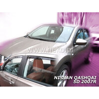 ΑΝΕΜ.SET24257 . NISSAN QASHQAI I J10 5D 02/2007-2013  ΣΕΤ ΑΝΕΜΟΘΡΑΥΣΤΕΣ ΑΥΤΟΚΙΝΗΤΟΥ ΑΠΟ ΕΥΚΑΜΠΤΟ ΦΙΜΕ ΠΛΑΣΤΙΚΟ HEKO - 4 ΤΕΜ.