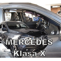 ΑΝΕΜ.23610 . MERCEDES X-KLAS W470 4D 2017+ ΖΕΥΓΑΡΙ ΑΝΕΜΟΘΡΑΥΣΤΕΣ ΑΠΟ ΕΥΚΑΜΠΤΟ ΦΙΜΕ ΠΛΑΣΤΙΚΟ HEKO - 2 ΤΕΜ.