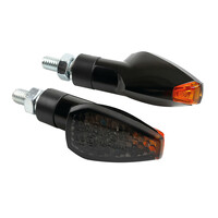 9009.8-LM . TUAREG ΦΛΑΣ LED ΜΟΤΟ 12V (ΜΑΥΡΟ - 65 Χ 26 mm) - 2 ΤΕΜ.