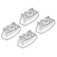N21163 . MERCEDES C-KLAS 01/14+ KIT ΑΚΡΑ (ΠΟΔΙΑ) ΓΙΑ ΜΠΑΡΕΣ NORDRIVE