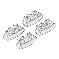 N21174 . HYUNDAI i20 3D/5D 11/14+ KIT ΑΚΡΑ (ΠΟΔΙΑ) ΓΙΑ ΜΠΑΡΕΣ NORDRIVE