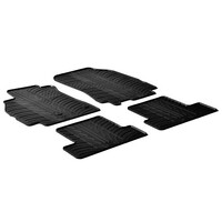 L2430.5 . RENAULT MEGANE III 10/2008-2016 ΜΑΡΚΕ ΠΑΤΑΚΙΑ SUMISURA ΛΑΣΤΙΧΟ ΣΕ ΜΑΥΡΟ ΧΡΩΜΑ ME ΚΟΥΜΠΩΜΑΤΑ LAMPA - 4 ΤΕΜ.