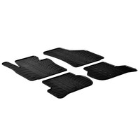 L2445.1 . SEAT LEON 09/2005-2012 ΜΑΡΚΕ ΠΑΤΑΚΙΑ SUMISURA ΛΑΣΤΙΧΟ ΣΕ ΜΑΥΡΟ ΧΡΩΜΑ ME ΚΟΥΜΠΩΜΑΤΑ LAMPA - 4 ΤΕΜ.