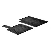 L2440.0 . SMART FORTWO 07/1998-2014 / SMART FORTWO CABRIO 2007-2015 ΜΑΡΚΕ ΠΑΤΑΚΙΑ SUMISURA ΛΑΣΤΙΧΟ ΣΕ ΜΑΥΡΟ ΧΡΩΜΑ ME ΚΟΥΜΠΩΜΑΤΑ LAMPA - 2 ΤΕΜ.