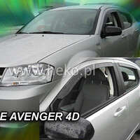 ΑΝΕΜ.13411 . DODGE AVENGER 4D 2008-2014 ΖΕΥΓΑΡΙ ΑΝΕΜΟΘΡΑΥΣΤΕΣ ΑΠΟ ΕΥΚΑΜΠΤΟ ΦΙΜΕ ΠΛΑΣΤΙΚΟ HEKO - 2 ΤΕΜ.