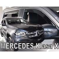 ΑΝΕΜ.SET23611 . MERCEDES X-KLAS W470 4D 2017+ ΣΕΤ ΑΝΕΜΟΘΡΑΥΣΤΕΣ ΑΥΤΟΚΙΝΗΤΟΥ ΑΠΟ ΕΥΚΑΜΠΤΟ ΦΙΜΕ ΠΛΑΣΤΙΚΟ HEKO - 4 ΤΕΜ.